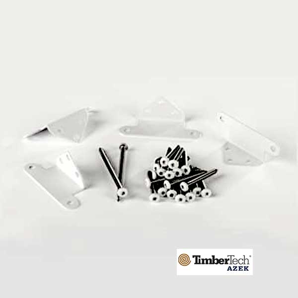 White RadianceRail Express Level Hardware Kits at The Deck Store USA