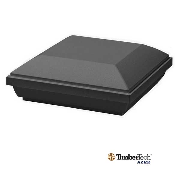 Black Flat RadianceRail Express Post Cap at The Deck Store USA