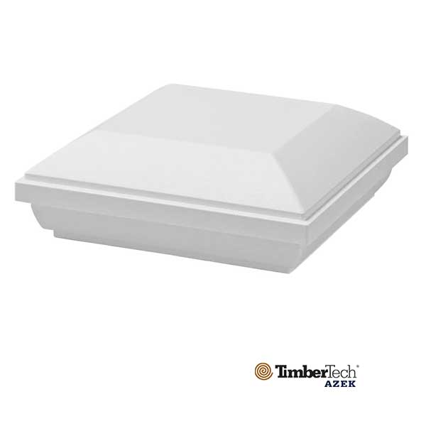 White Flat RadianceRail Express Post Cap at The Deck Store USA