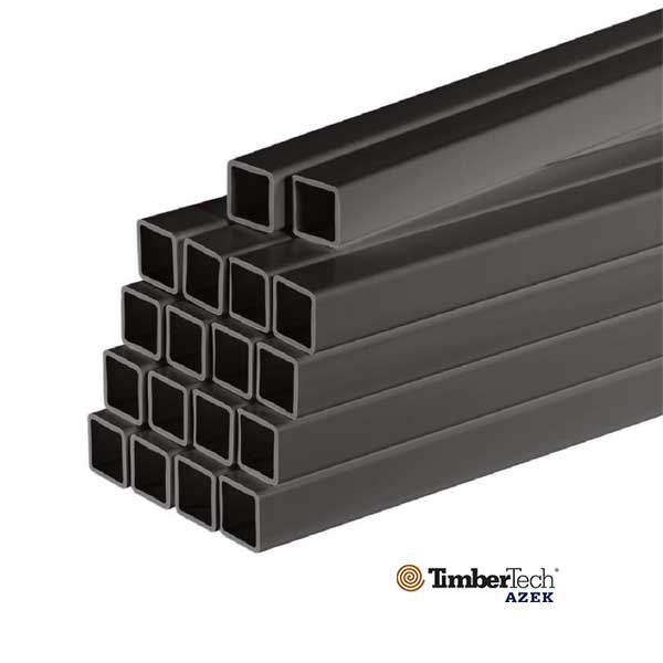 Black RadianceRail Express Square Composite Balusters at The Deck Store USA
