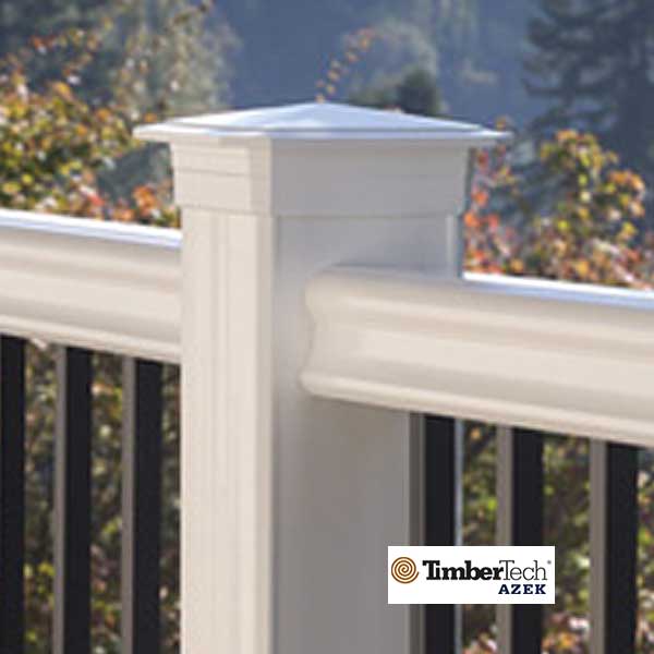 Timbertech/Azek RadianceRail Post Cap On Sleeve - The Deck Store USA