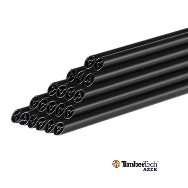 Timbertech/Azek Round Aluminum Balusters - Stair - The Deck Store USA