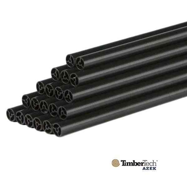 Timbertech/Azek Round Aluminum Balusters - Level - The Deck Store USA