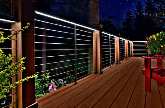 LED Deck Lighting vs. Solar Deck Lighting