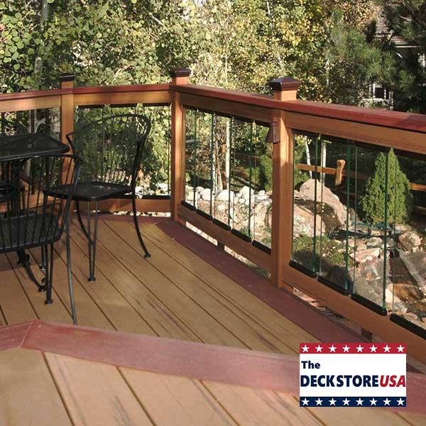 Glass Balusters at The Deck Store USA