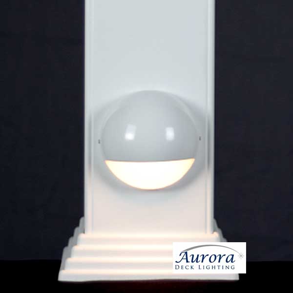 Aurora Nebula Eyeball Rail Light - Installed