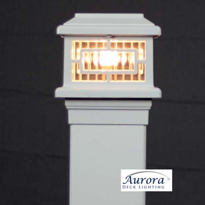 Aurora Orion Post Cap Light - White