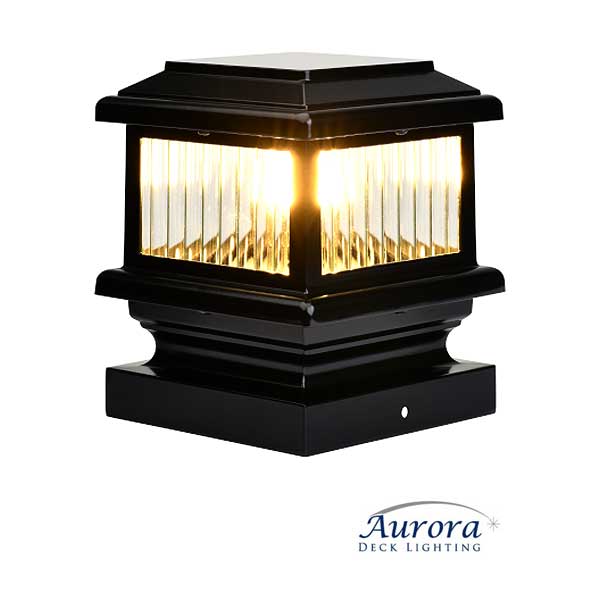 Aurora Titan Black Post Cap Light