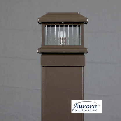 Aurora Titan Bronze Post Cap Light