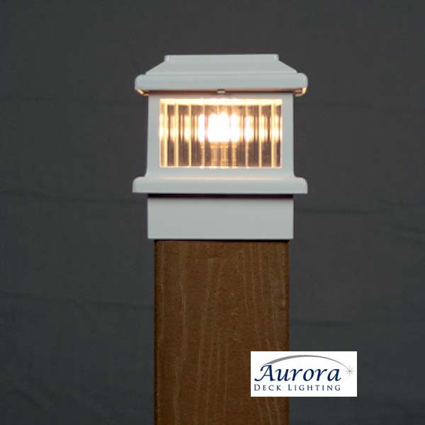 Aurora Titan White Post Cap Light