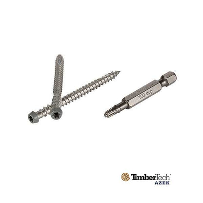 Azek TOPLoc Screws For PVC - Dark Gray - The Deck Store USA