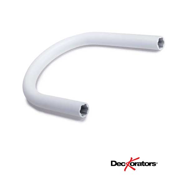 Deckorators ADA Handrail 180 Degree Return Loop - Textured White