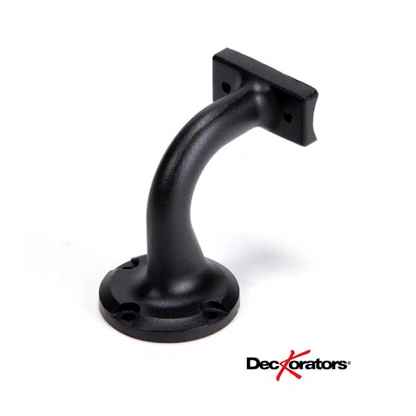 Deckorators ADA Handrail 3" Offset Bracket - Textured Black