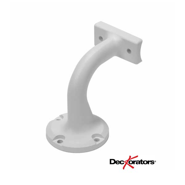 Deckorators ADA Handrail 3" Offset Bracket - Textured White