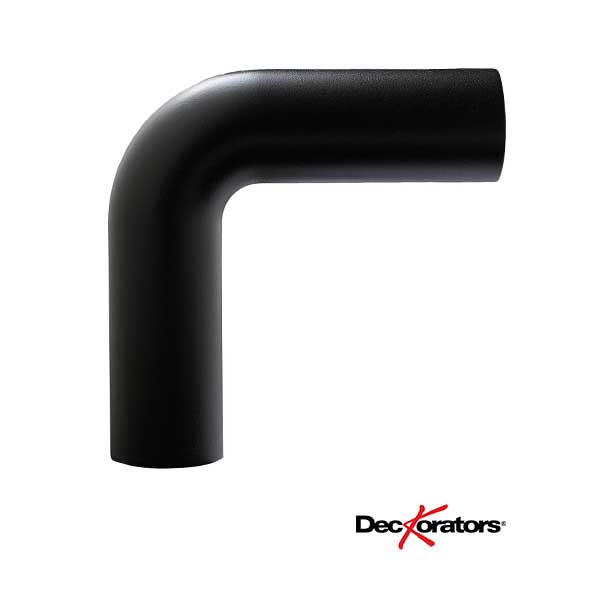 Deckorators ADA Handrail 90 Degree Inside/Outside Corner - Textured Black