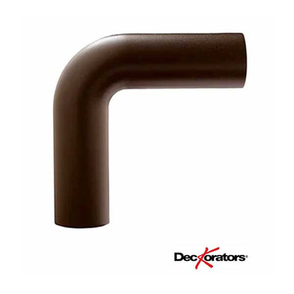 Deckorators ADA Handrail 90 Degree Inside/Outside Corner - Weathered Brown