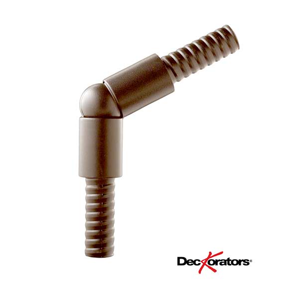 Deckorators ADA Handrail External Swivel Joiner - Weathered Brown