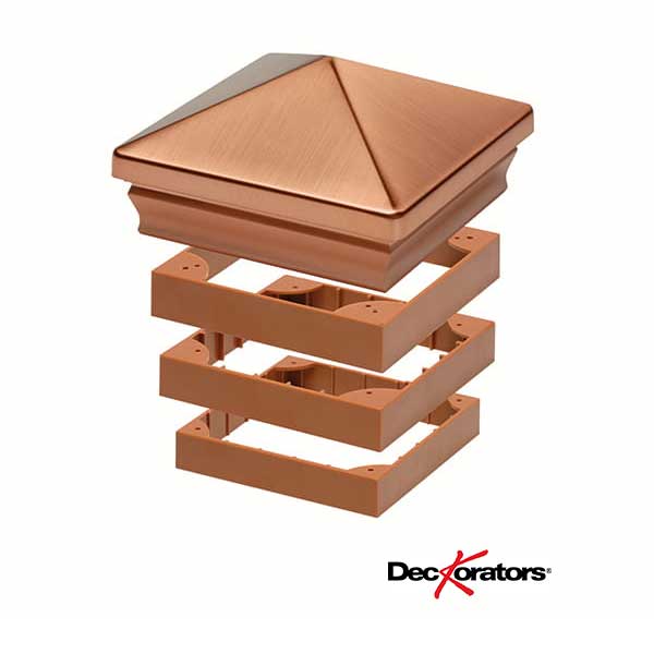 Deckorators High Point VersaCaps - Exploded View - The Deck Store USA