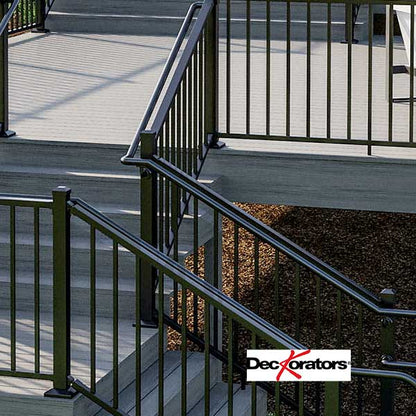 Deckorators ADA Graspable Handrail - Textured Black Installed