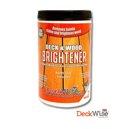 DeckWise Deck And Wood Brightener 32oz Jar at The Deck Store USA