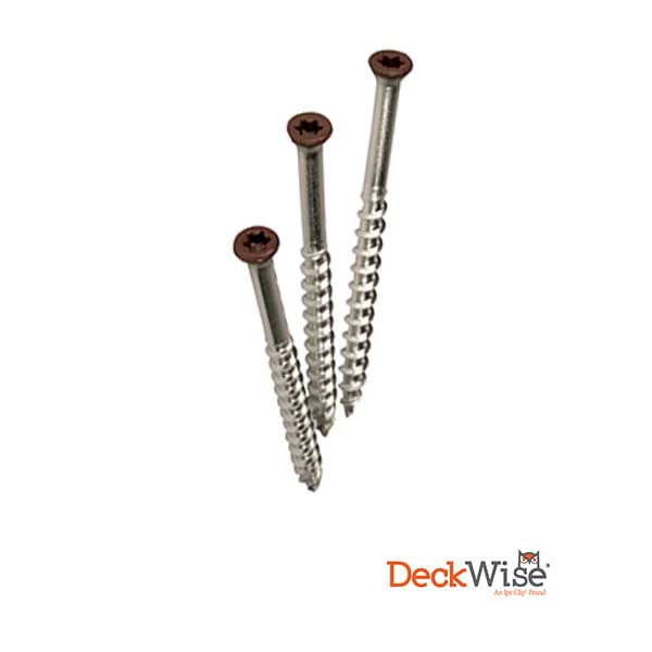 DeckWise ColorMatch Deck Screws - Brown - The Deck Store USA
