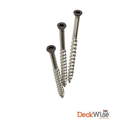 DeckWise ColorMatch Deck Screws - Gray - The Deck Store USA