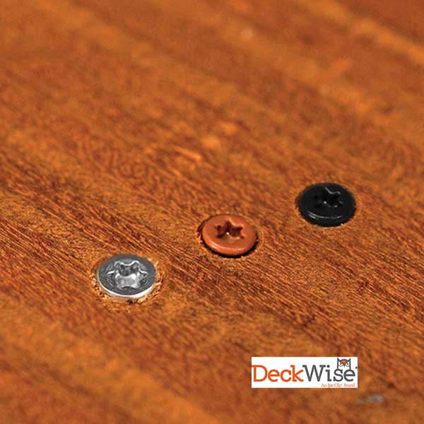 DeckWise ColorMatch Deck Screws Installed - The Deck Store USA