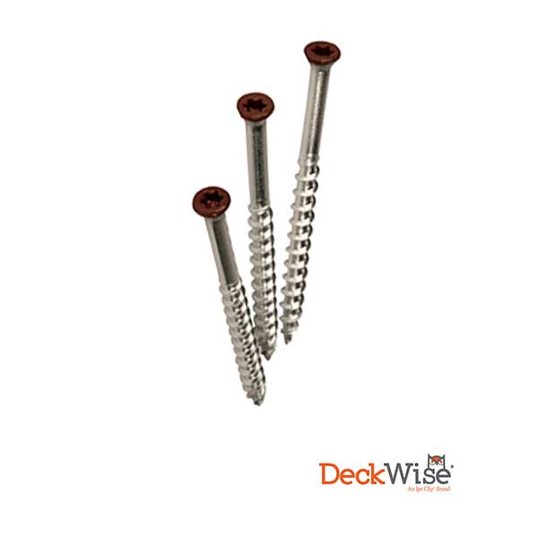 DeckWise ColorMatch Deck Screws - Rosy Brown - The Deck Store USA