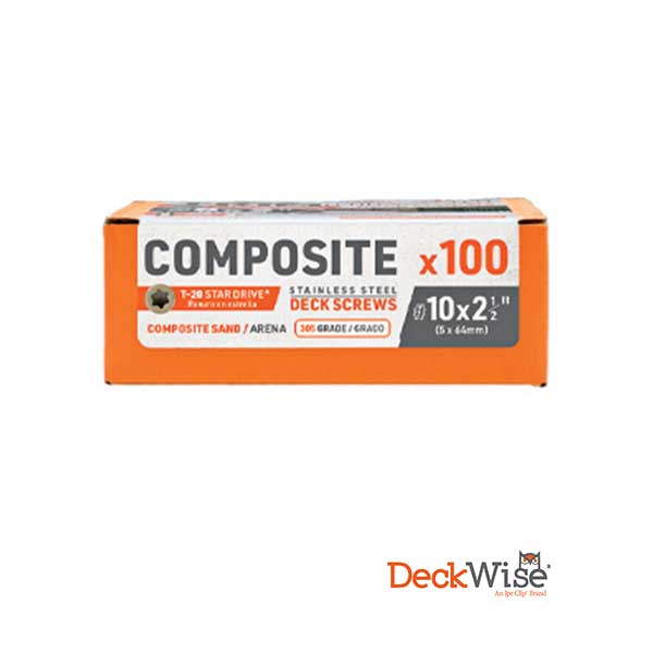 DeckWise Composite Deck Screw 100ct Box - The Deck Store USA