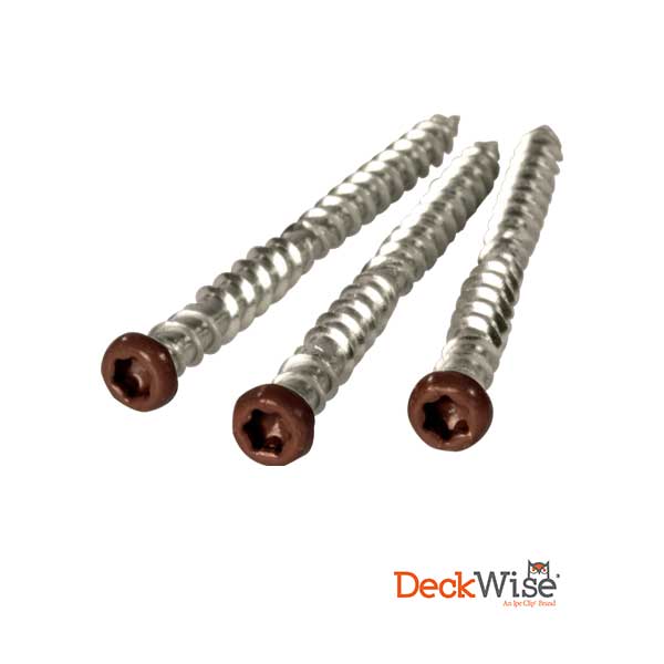 DeckWise Composite Deck Screws - Brown - The Deck Store USA