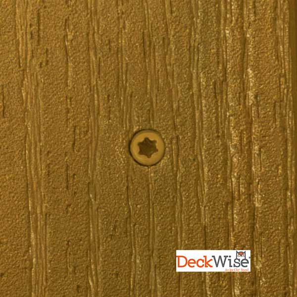 DeckWise Composite Deck Screw - Cedar Installed - The Deck Store USA