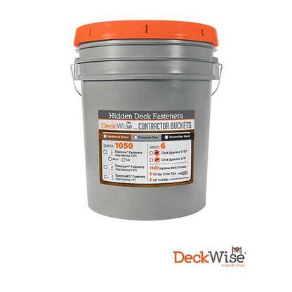 DeckWise IPE Clip Extreme 1050ct Bucket - The Deck Store USA