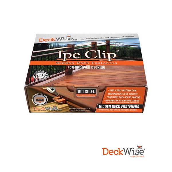 DeckWise IPE Clip Extreme 175ct Kit - The Deck Store USA