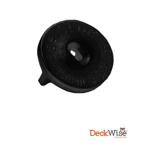 DeckWise Standard IPE Clips - Black Front - The Deck Store USA