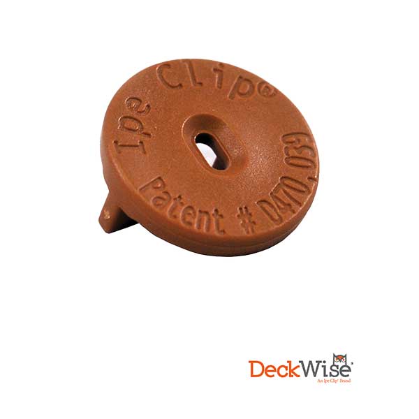 DeckWise Standard IPE Clips - Brown Front - The Deck Store USA