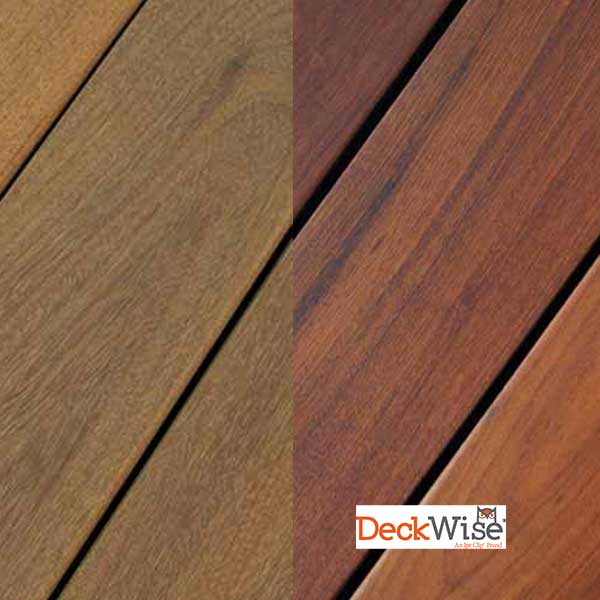 DeckWise IPE Oil Before & After - The Deck Store USA