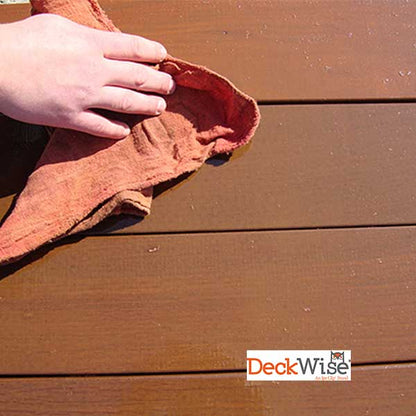 DeckWise IPE Oil Wiping Off - The Deck Store USA