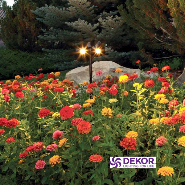 Dekor Spot Gang Landscape Spotlight In Flowers