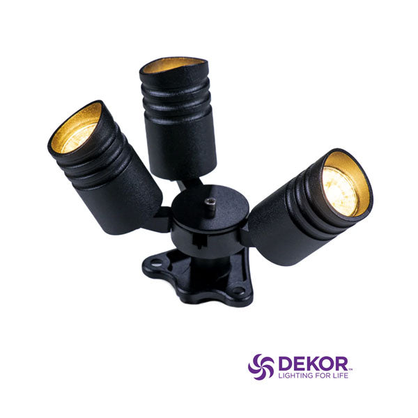 Dekor Spot Gang Landscape Spotlight - 3 Light Module