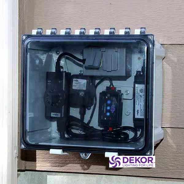 Dekor Enclosure Box - Components Installed - The Deck Store USA