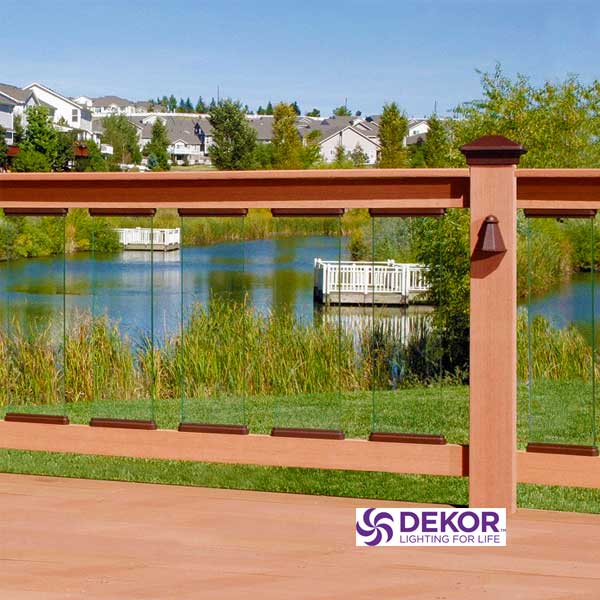 Dekor Glass Balusters Installed - The Deck Store USA