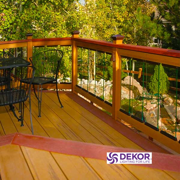 Dekor Glass Balusters On Deck - The Deck Store USA