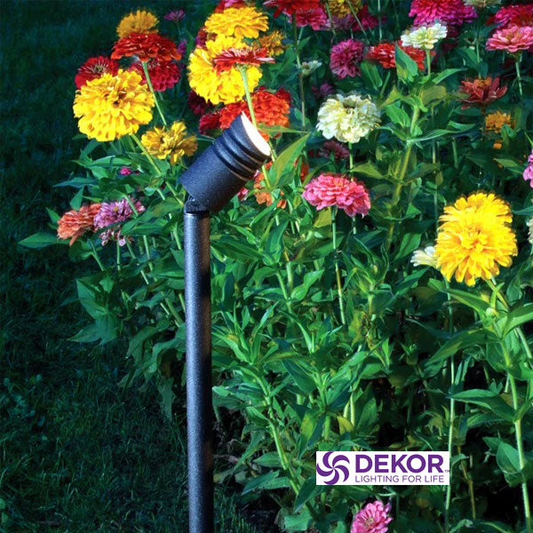Dekor High Output Landscape Spotlight Installed