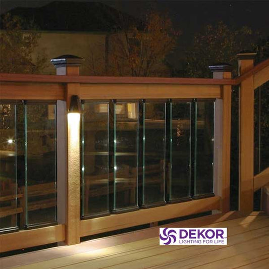 Dekor Lighted Glass Balusters at The Deck Store USA