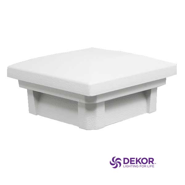 Dekor Savona Post Caps - Intrinsic White - The Deck Store USA