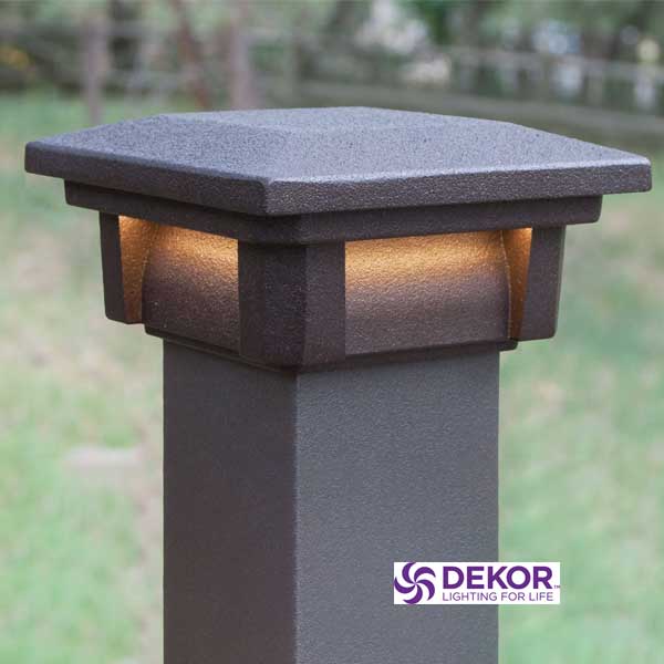 Dekor Savona Post Cap Lights - Sultry Cove - The Deck Store USA