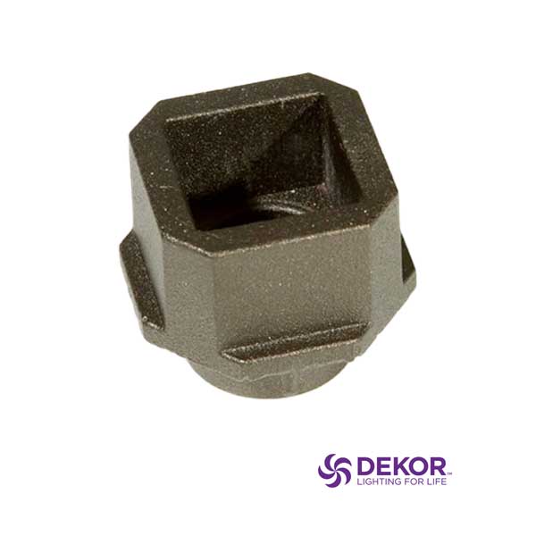 Dekor Square Baluster Drill-In End Caps at The Deck Store USA