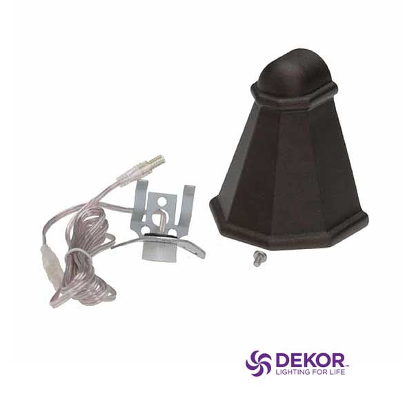 Dekor Tear Drop Post Lights Components - The Deck Store USA