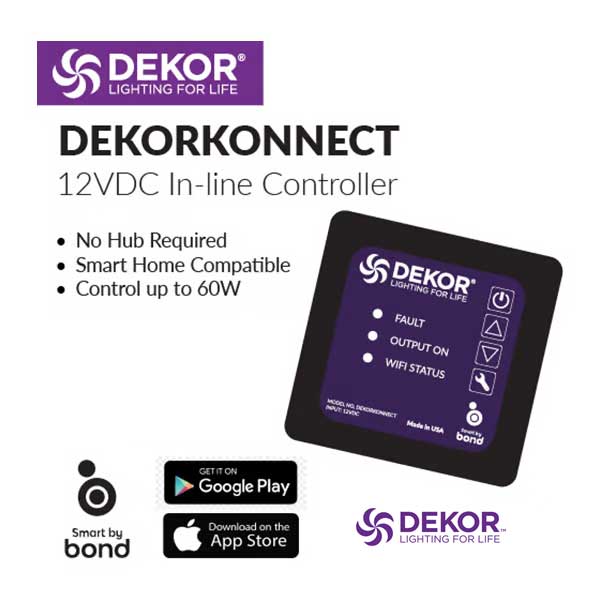 DEKORKONNECT WiFi Light Controller Features - The Deck Store USA