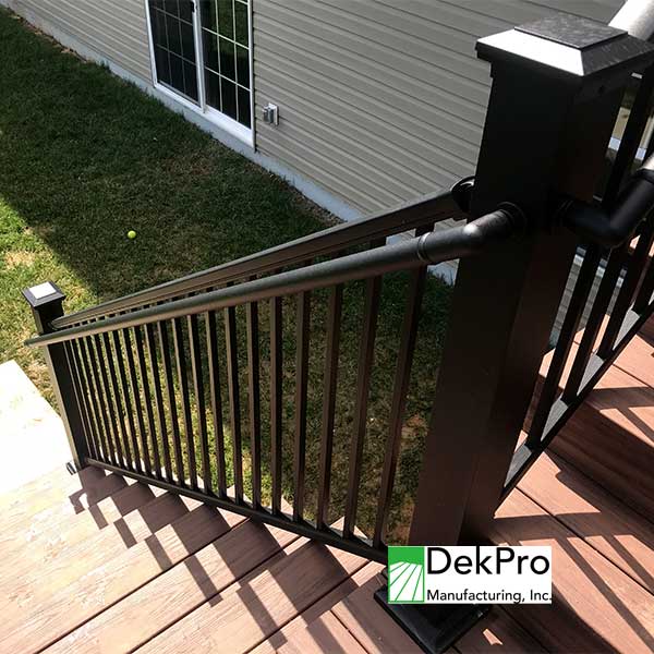 DekPro Prestige ADA Round Handrail Installed